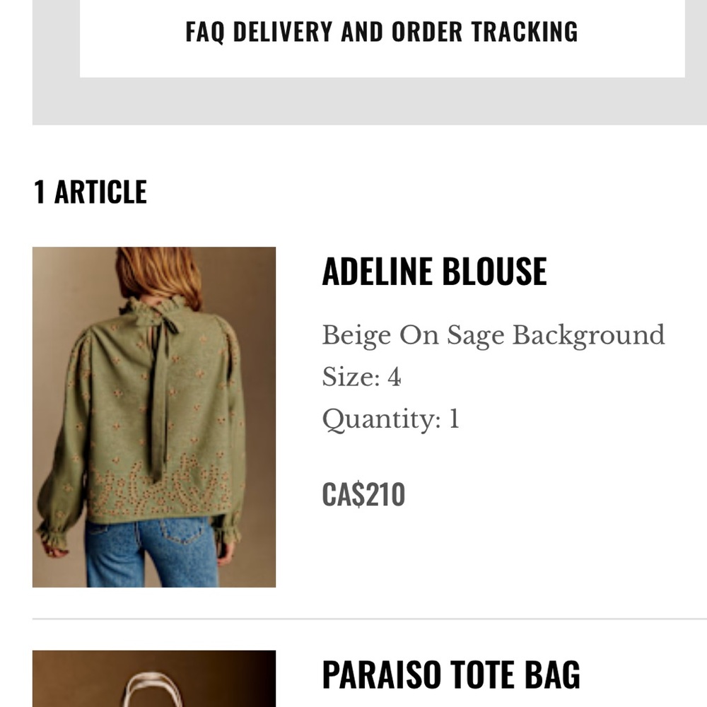 Sezane top - Picture 4 of 9